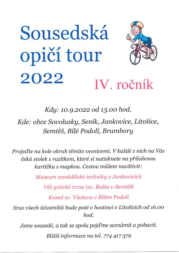 Sousedská Opičí tour 2022