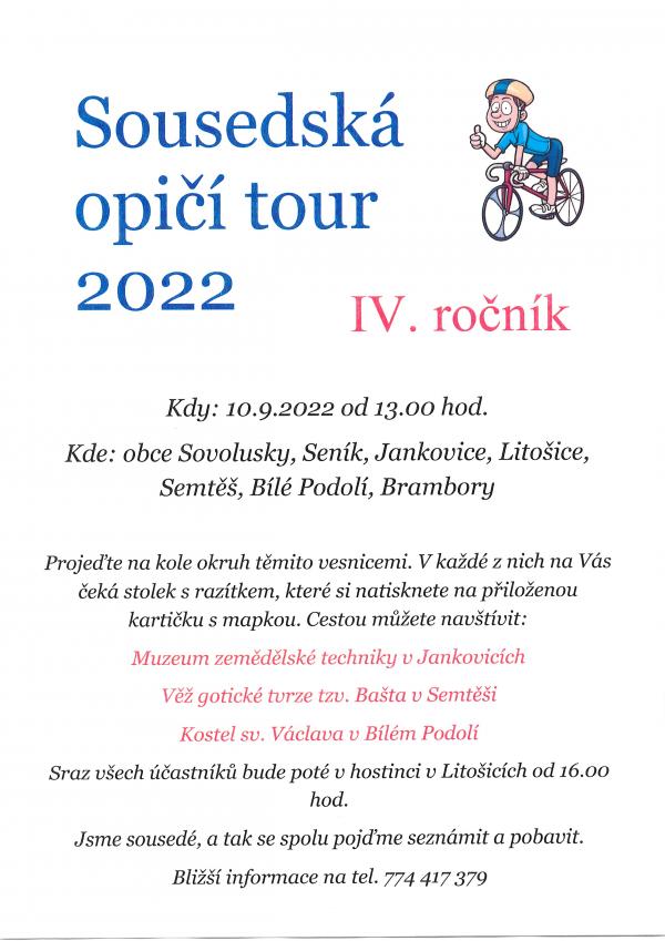 Sousedská Opičí tour 2022